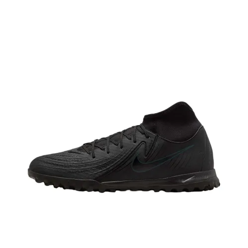 Nike TF Rubber Broken Studs Wear resistant And Lightweight Soccer Shoes Unisex Black
