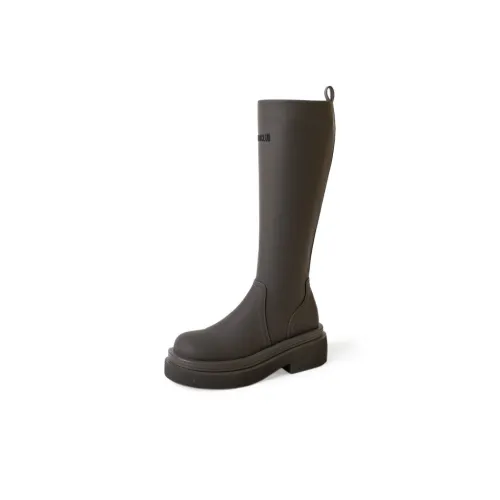 Wonderful Couple Knee high Boots 6cm Women's Gray