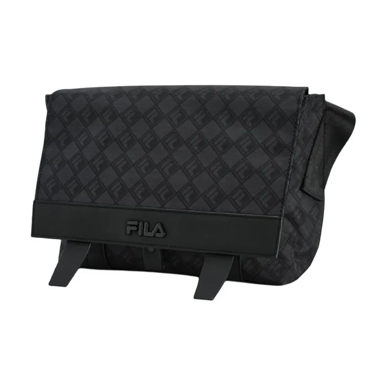 FILA Fabric Messenger Bag, Crossbody Bag, Shoulder Bag Mini Men's Black-1