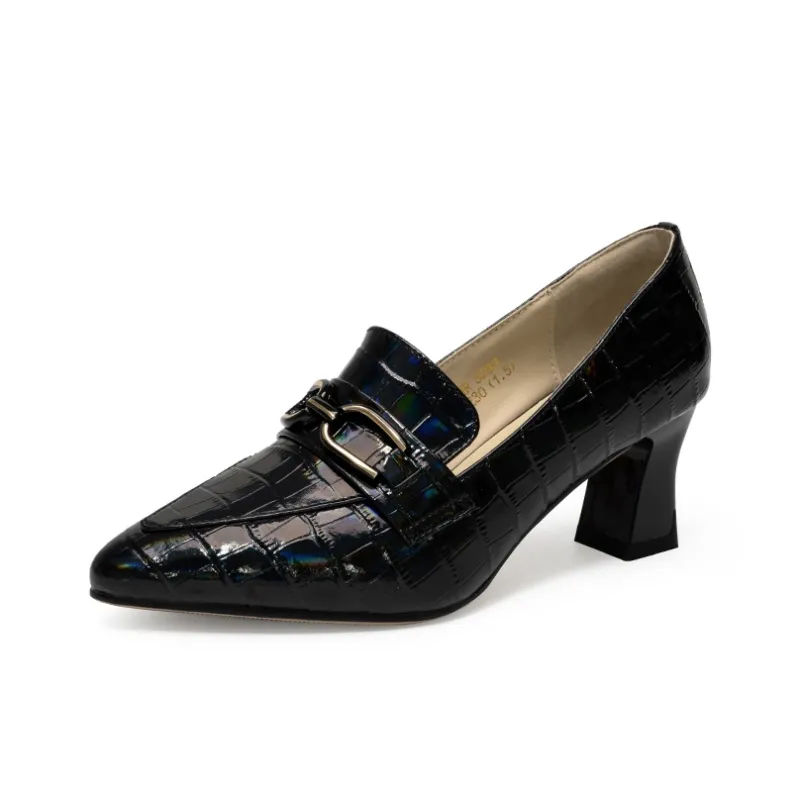 ZHR Chunky Heel High Heels 6cm Women's-8