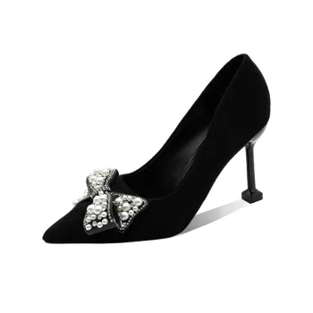 WECKER Slim Heel High Heels 9cm Women's Black