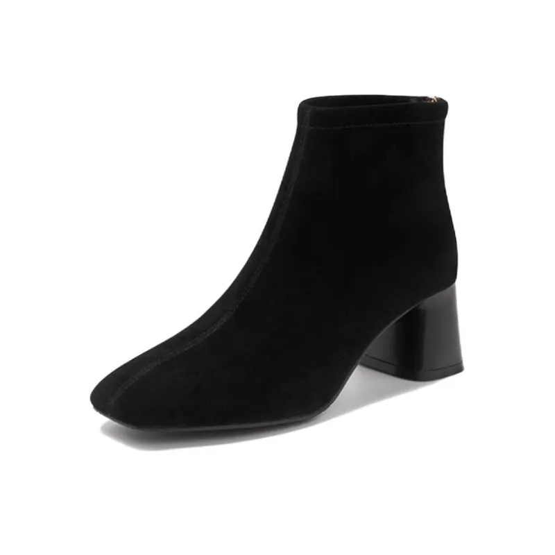 Satchi Ankle Boots 5.5cm Women's Black-1