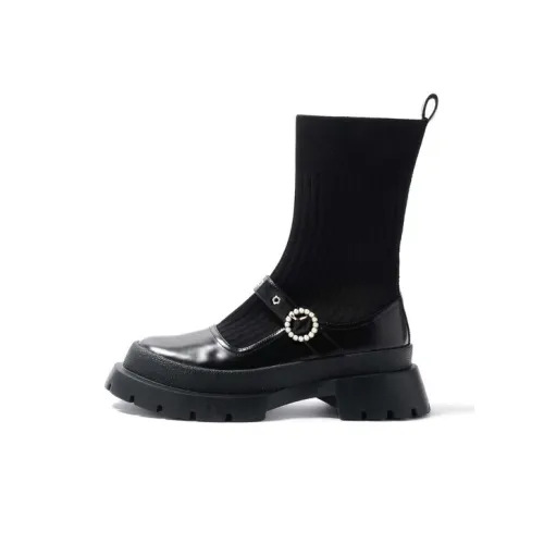 STEVE MADDEN Ankle Boots Women's Black/Brown