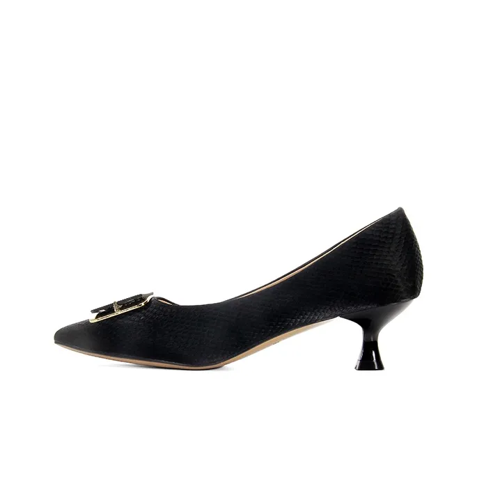 LESELE Chunky Heel High Heels Women's-0