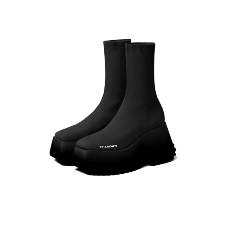 DYMONLATRY Ankle Boots 10cm Women's Black-2