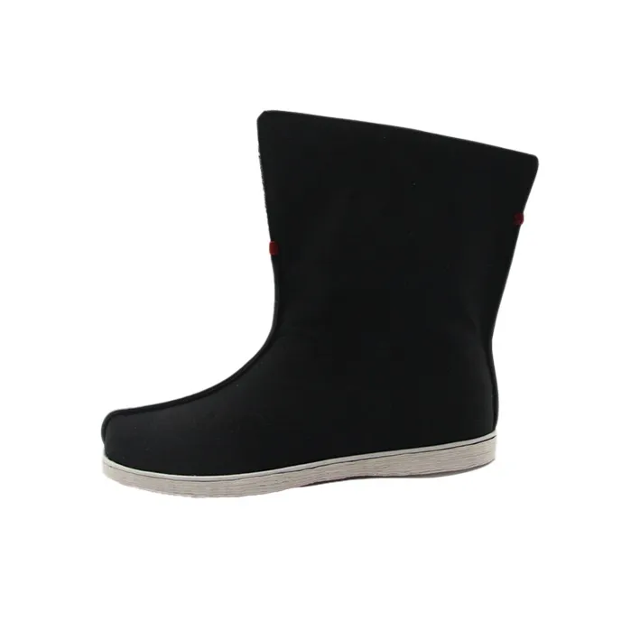 Neiliansheng Men's Thousand Hands Multi Layer Sole Work Boots Ankle Boots Men's Black-0