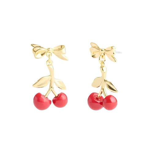COACH Resin Earrings Women's Gold