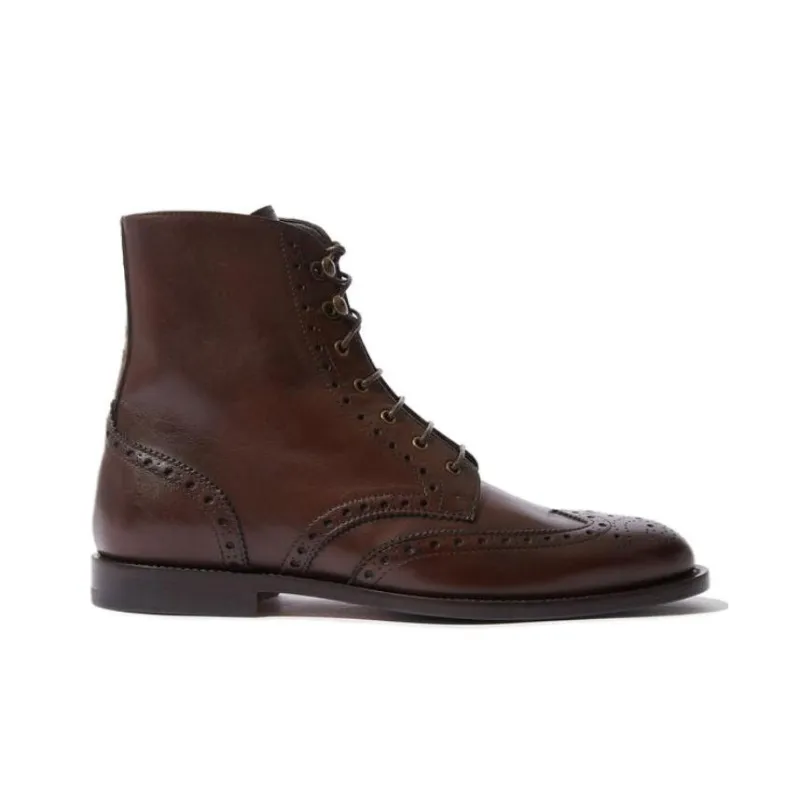 SCAROSSO Stefania Lace up Ankle Boots Women's-1