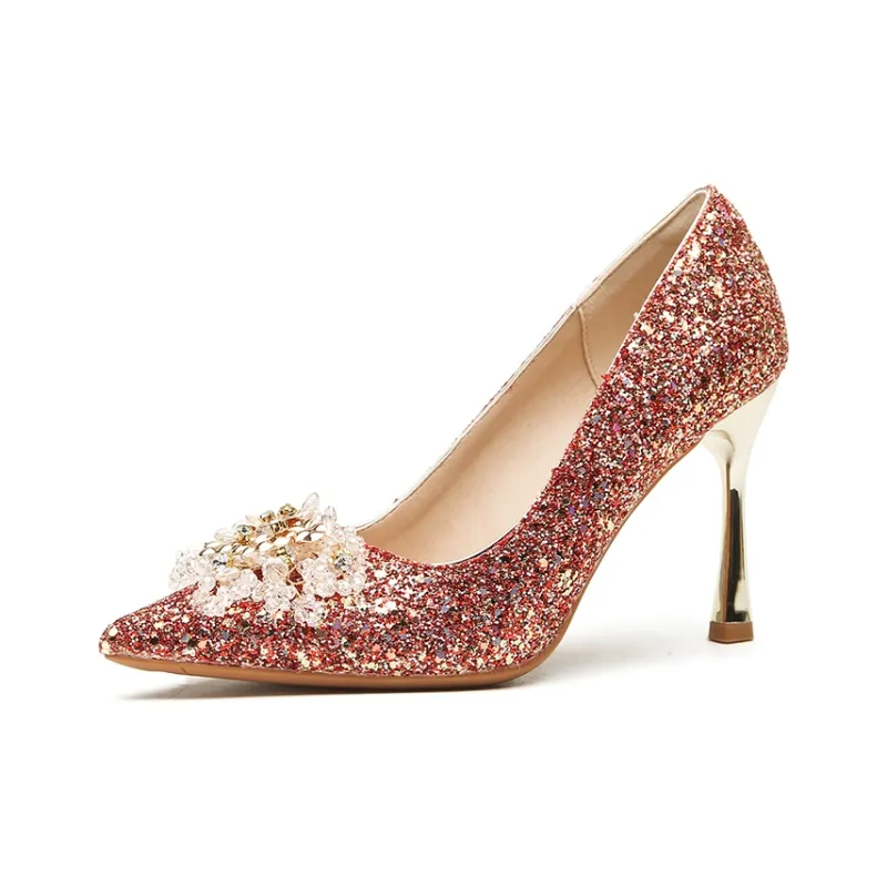 Lanza Slim Heel High Heels 9CM Women's-0