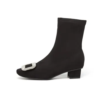 15 MINS Ankle Boots 4cm Women's Black