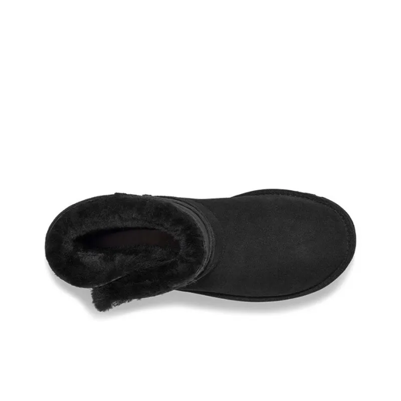 UGG Bailey Graphic Logo Strap Boot 'Black' Women's-4