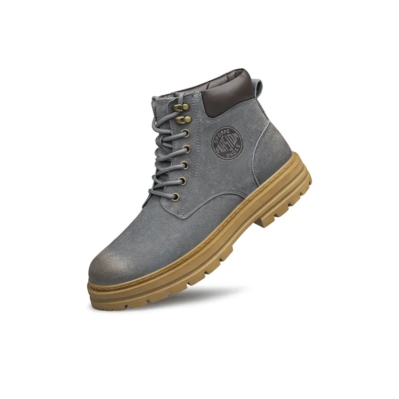 LAORENTOU Martin Boots Unisex Earth Yellow/Sand/Gray/Green-10