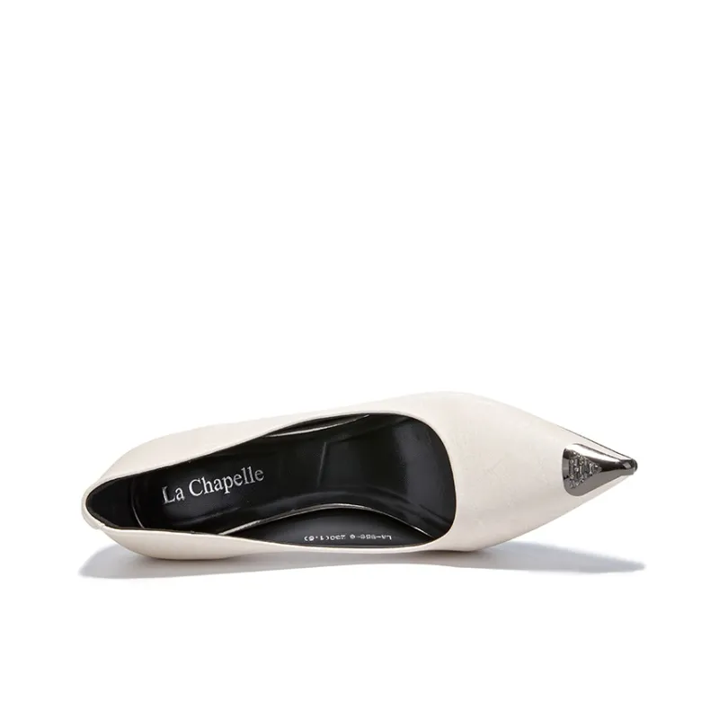 La Chapelle High Heels Women's Black/Beige/Green-12