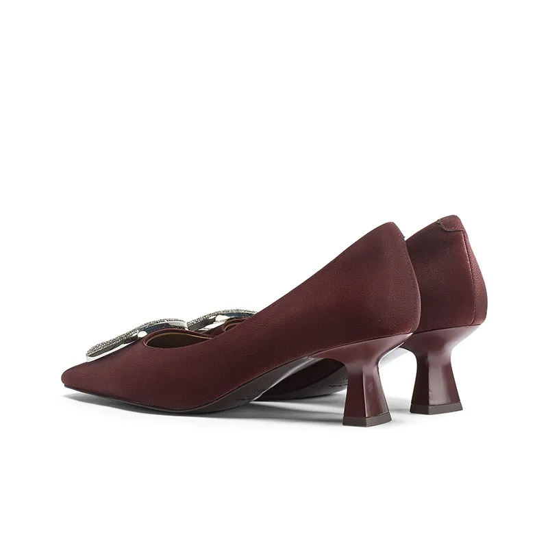 Coup De Foudre Flared Heel High Heels 5.5cm Women's-8