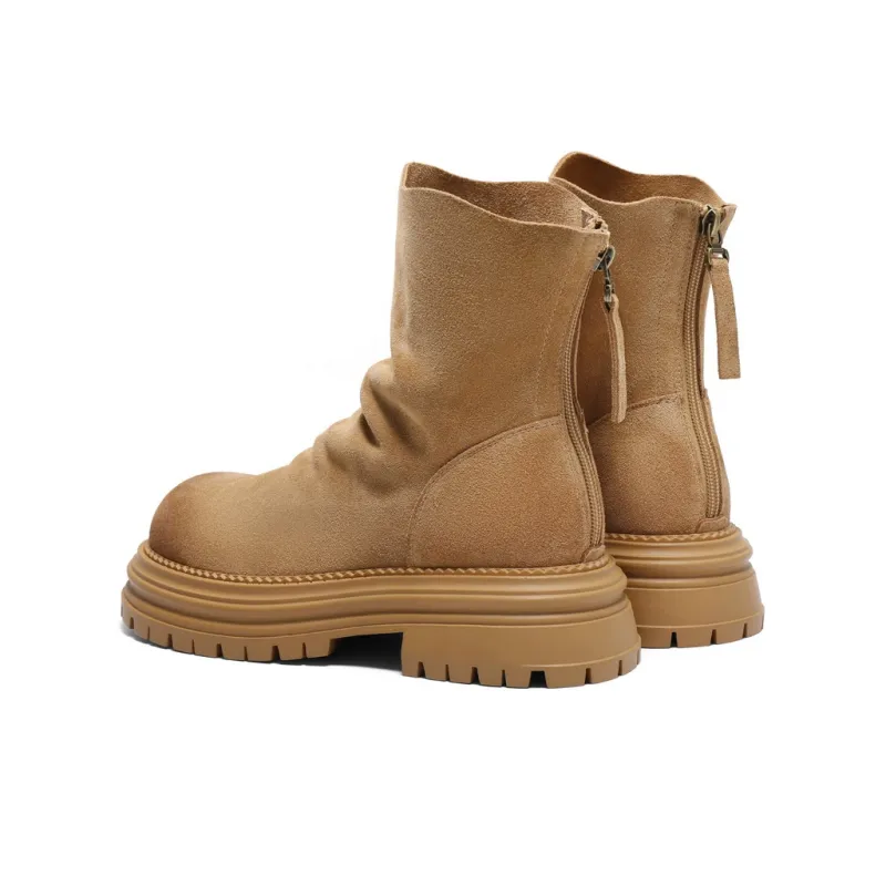 BELLE Ankle Boots Women's Brown/Apricot-8