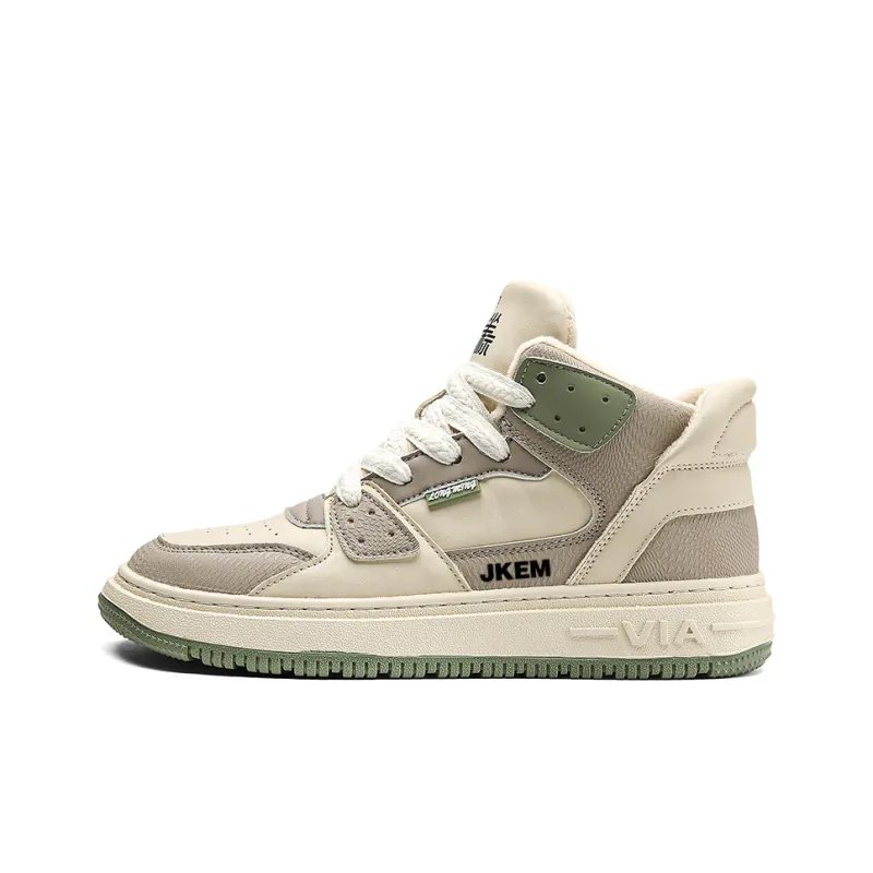 JKEM Warm Anti-Slip And Wear-Resistant High-Top Skateboard Shoes Men's-25
