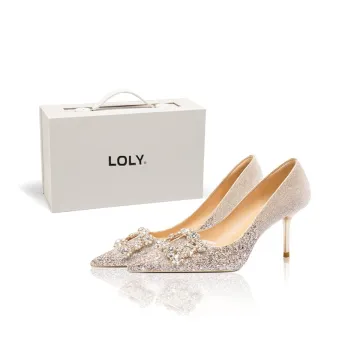 LOLY Slim Heel High Heels Women's Romantic Starry Sky