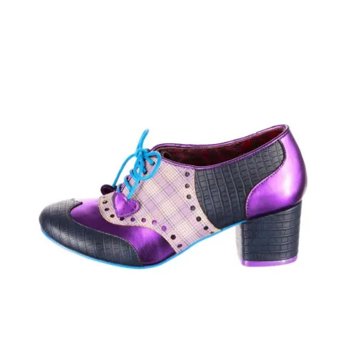 IRREGULAR CHOICE Clara Bow High Heels Women's Blue Purple