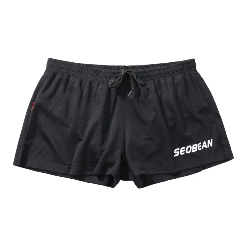 SEOBEAN Boxer Shorts Men's 1 Pack Black-0