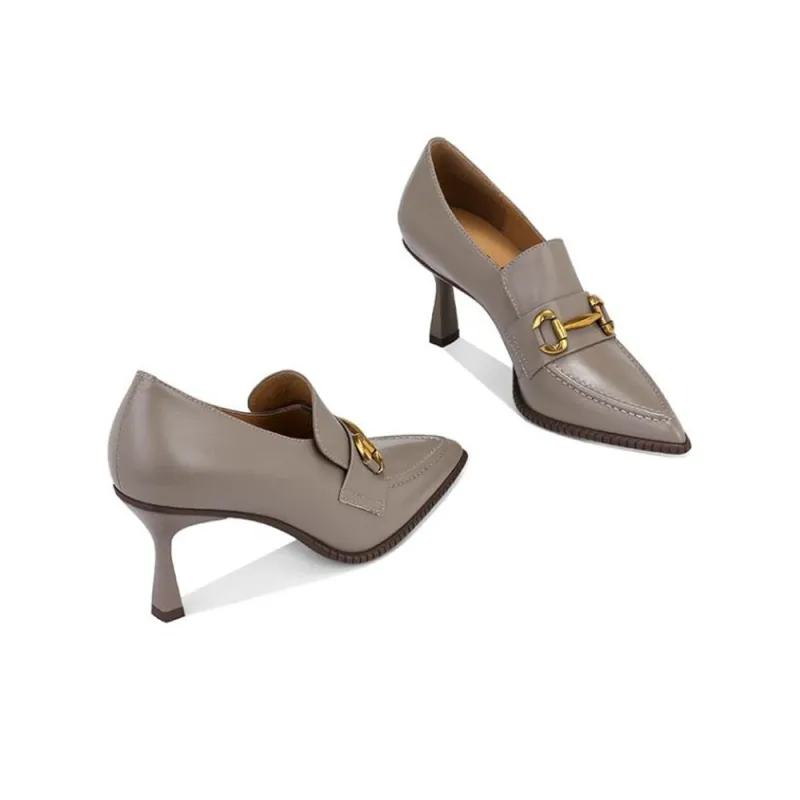 JESSICA SOPHIA Chunky Heel High Heels 6cm Women's-4