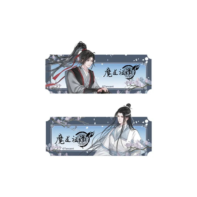 TENGXUNSHIPINCAOCHANGDI Emperor's Smile Collection Wei Wuxian/Lan Wangji Merch Badge Flowing Poppy Keychain Badges-16