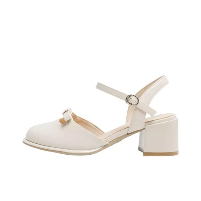 DUSTO High Heels Women's Black/Beige/Apricot/Pine Green-0