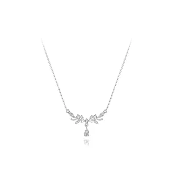 BLANK IN BLANK Sterling Silver Necklaces Women's Bestie Girlfriend Couple Birthday Gift Girl