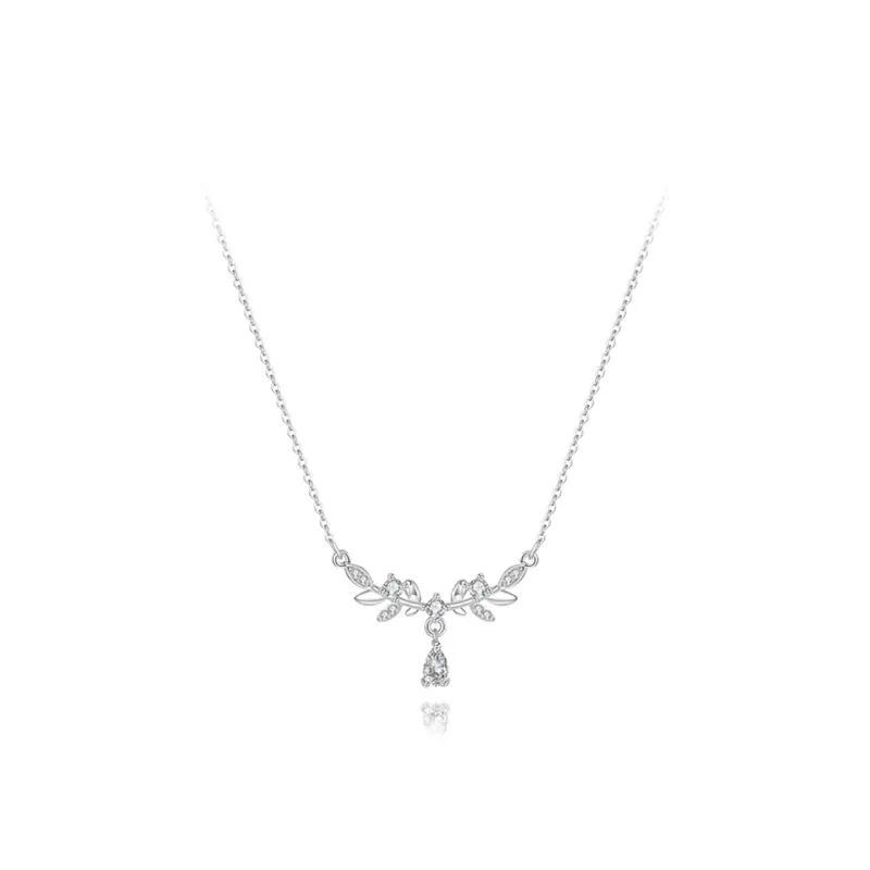 BLANK IN BLANK Sterling Silver Necklaces Women's Bestie Girlfriend Couple Birthday Gift Girl-0