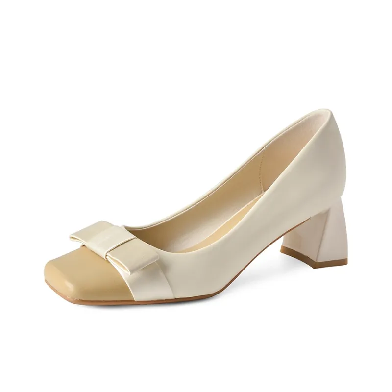 Beijiani Chunky Heel High Heels 5.5cm Women's-9