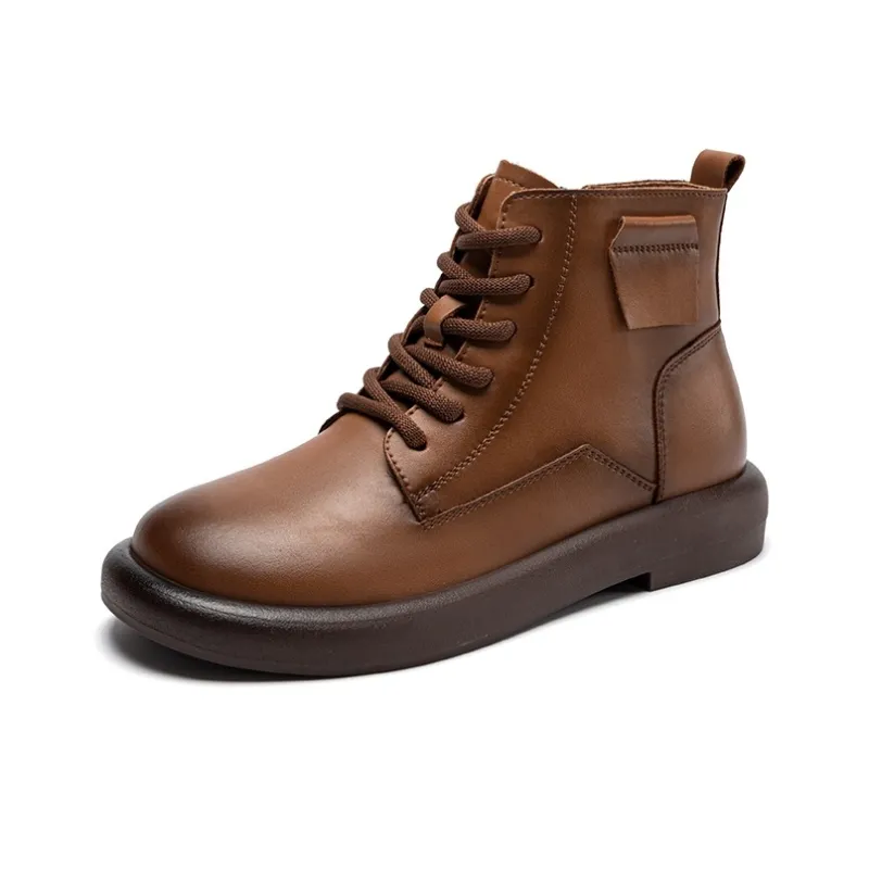 ZHR Ankle Boots Women's Black/Brown-8