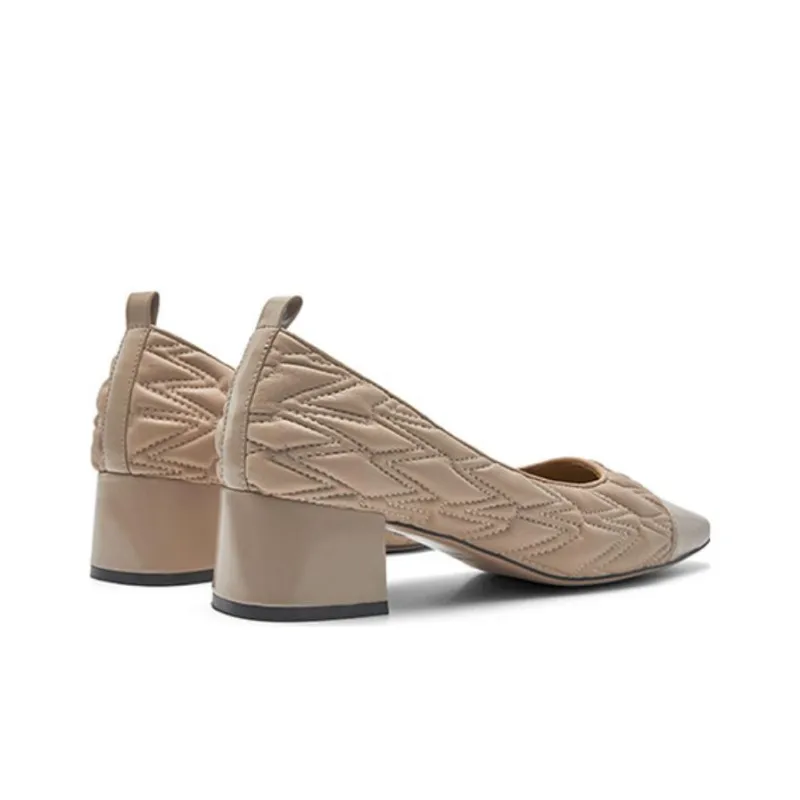 NINE WEST Chunky Heel High Heels 5cm Women's-2