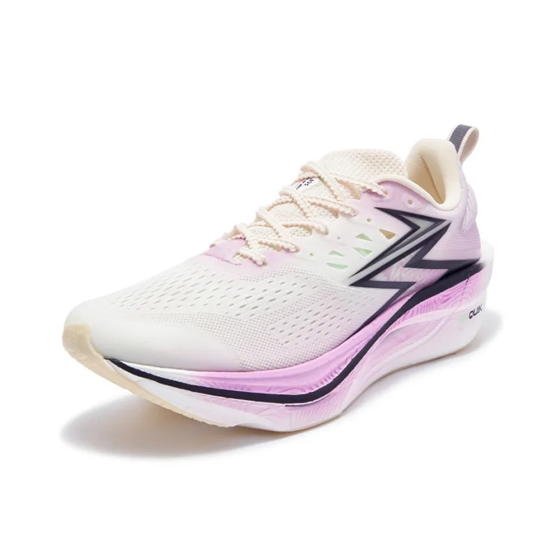 361° Cushioning Anti-Slip And Wear-Resistant Low-Top Running Shoes Unisex Purple Green Mismatched-2