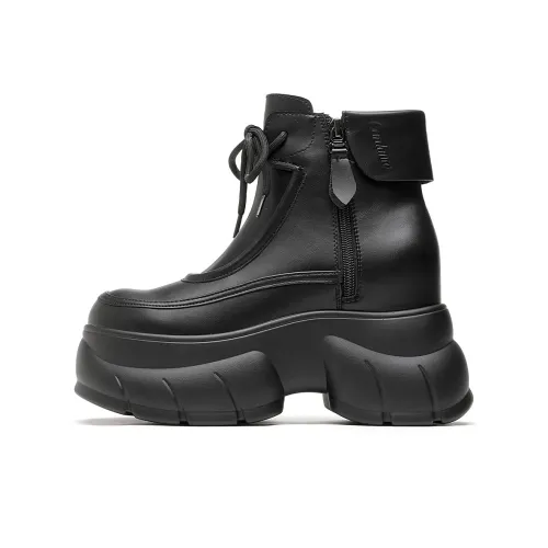 CARDANRO Small-sized Sky Vegetables Ankle Boots 10cm Women's