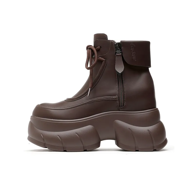 CARDANRO Small sized Sky Vegetables Ankle Boots 10cm Women's-5