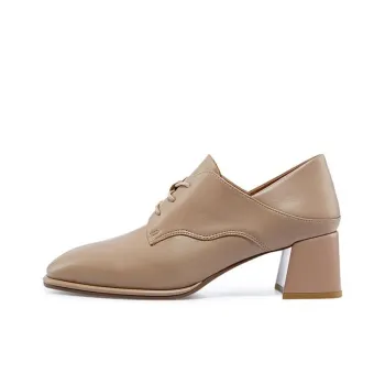 HARSON High Heels Women's Dark Camel Apricot