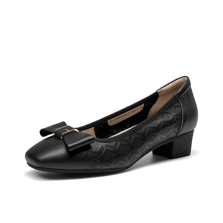 DG Chunky Heel High Heels 3.5CM Women's-0