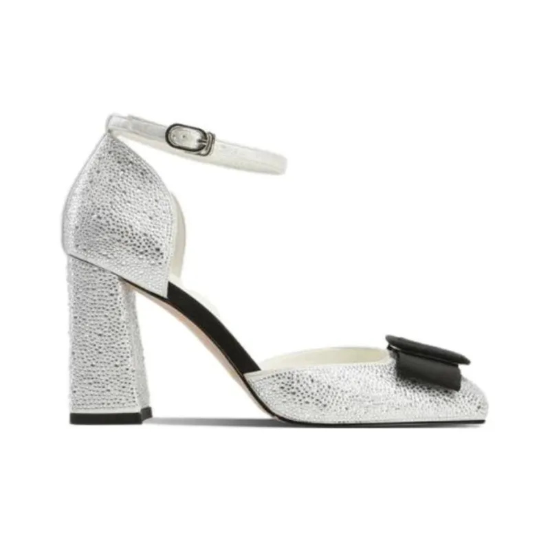 Princess & Isabel Chunky Heel High Heels 8.5cm Women's-1