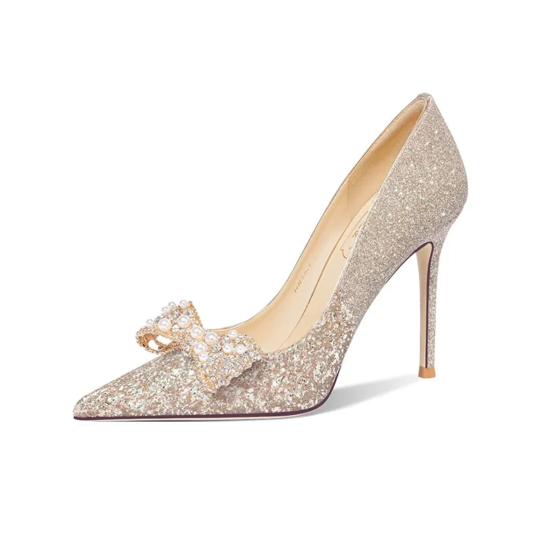 Holy Rose High Heels Women's Gold-0