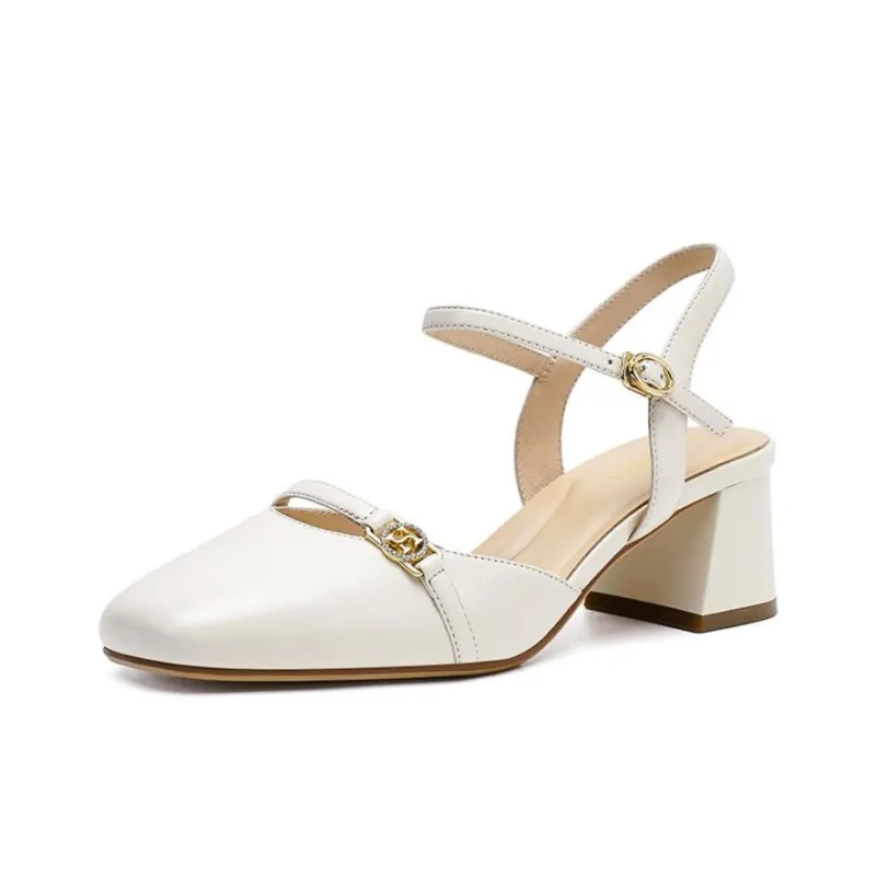 HARSON Chunky Heel High Heels 5.8cm Women's-1