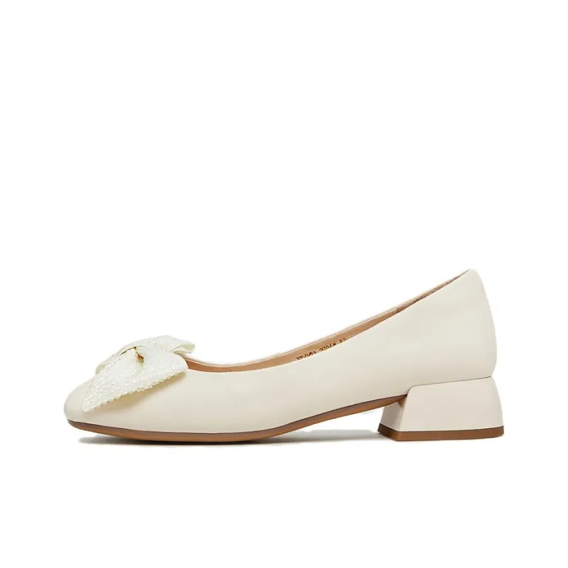 Tata Chunky Heel High Heels 3cm Women's-0