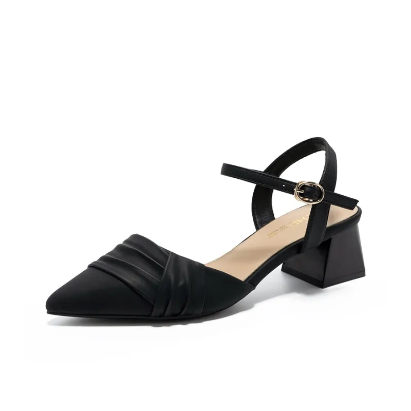 ZHR Block Heel High Heels 4.5cm Women's-6