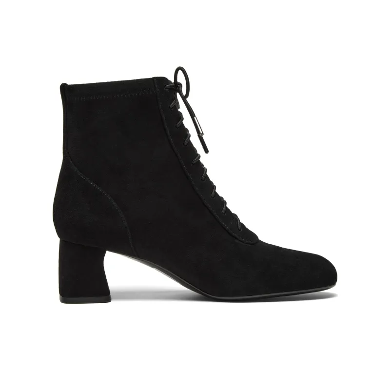 Joypeace Deer Boots Ankle Boots Chunky Heel Women's-3