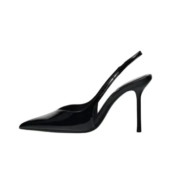 ZARA Slim Heel High Heels 10cm Women's Black
