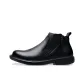 Black Fleece-Lined Insulated Shoes