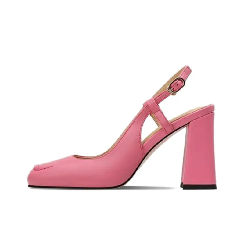 Princess & Isabel Chunky Heel High Heels 8.5cm Women's-4