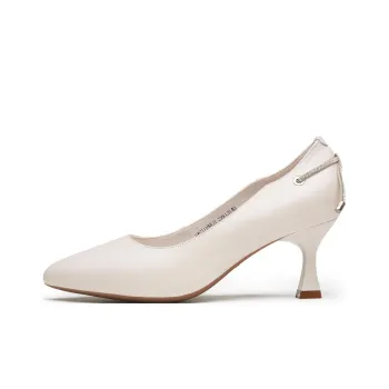 AOKANG High Heels Women's Black White