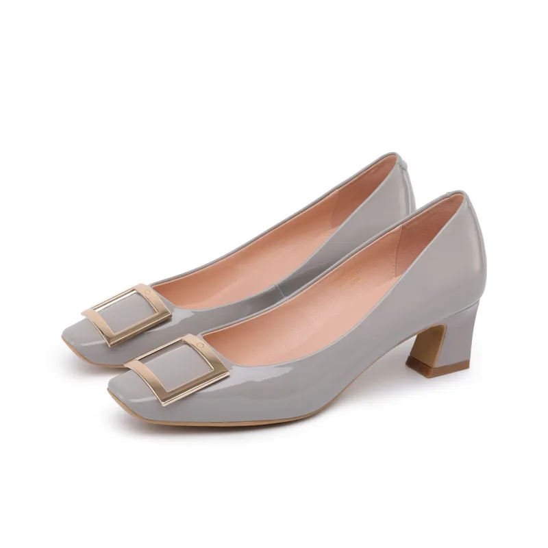 Chrisdien Deny Chunky Heel High Heels 4.5cm Women's-14