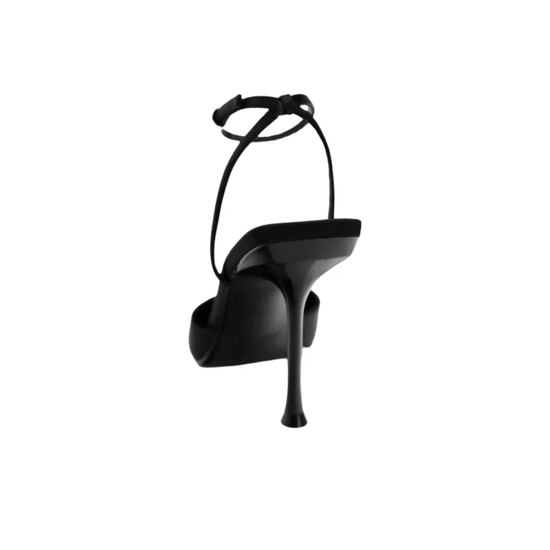 ZARA Slim Heel High Heels Women's Black-4