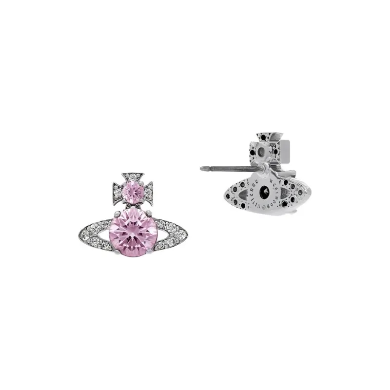 Vivienne Westwood Brass, Crystal Stud Earrings Women's-1