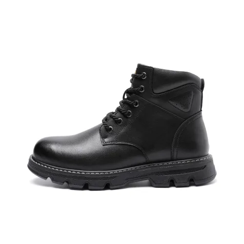 TRUMPPIPE Ankle Boots 3cm Men's Black